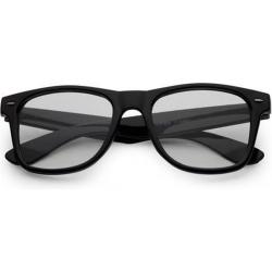 Freaky Glasses® | Nerd bril met heldere lenzen - mat zwart